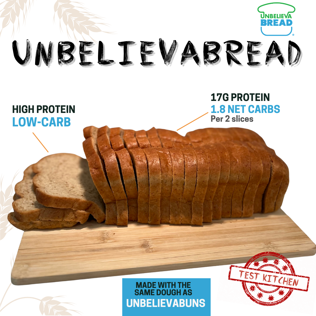 UnbelievaBread - High Protein, Low-Carb Sliced Bread Loaves