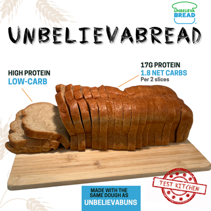 UnbelievaBread - High Protein, Low-Carb Sliced Bread Loaves