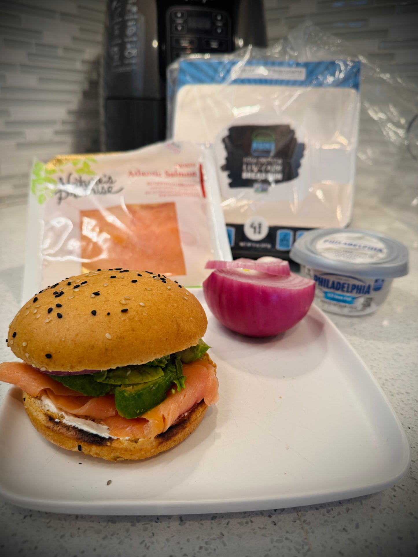 Bougie Buns - Sesame Seeded UnbelievaBuns - High Protein, Low-Carb Bread Buns (4 Total Buns)