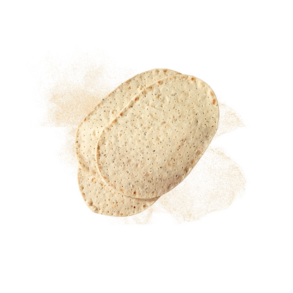Case of UnbelievaBread's Flatbread Crust - 48 Flatbreads Per Case